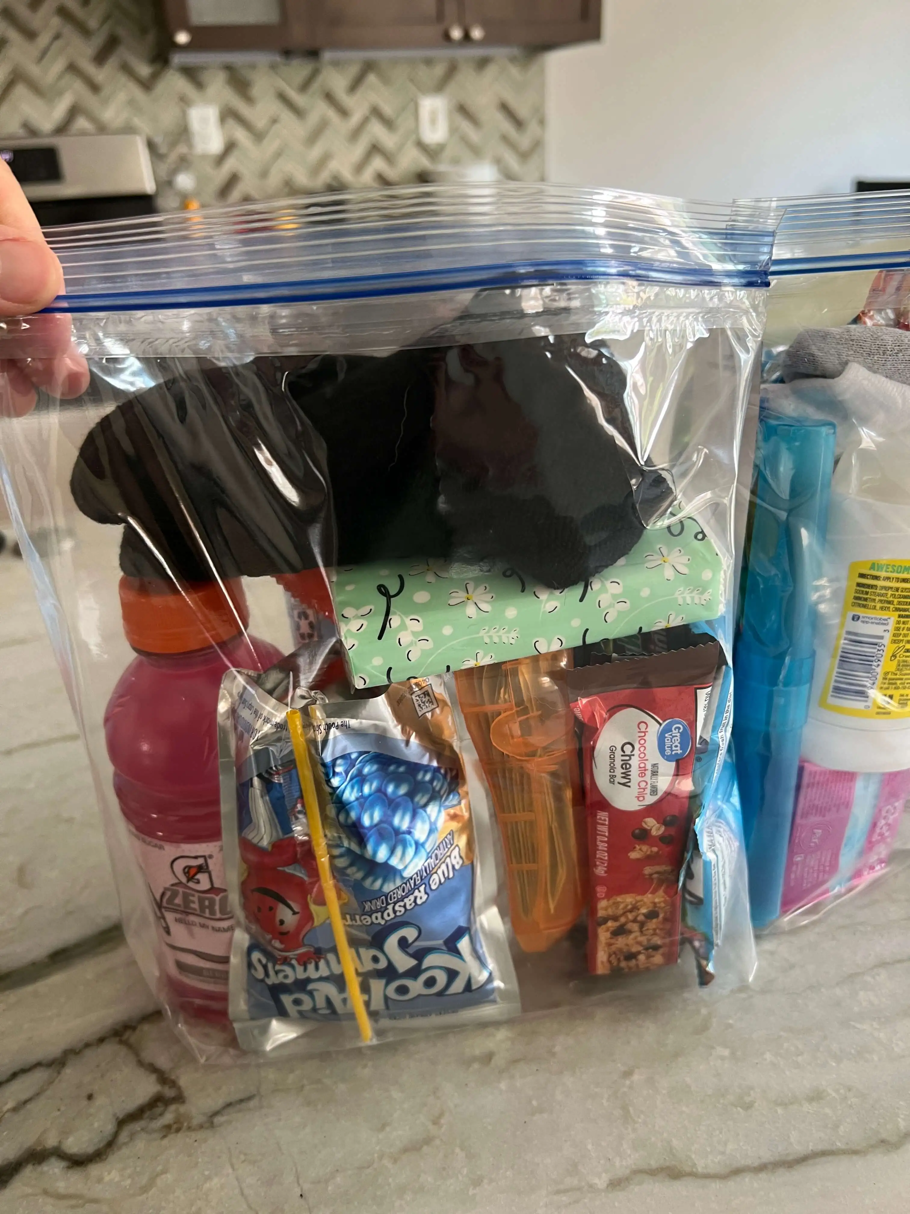 Male care package bag